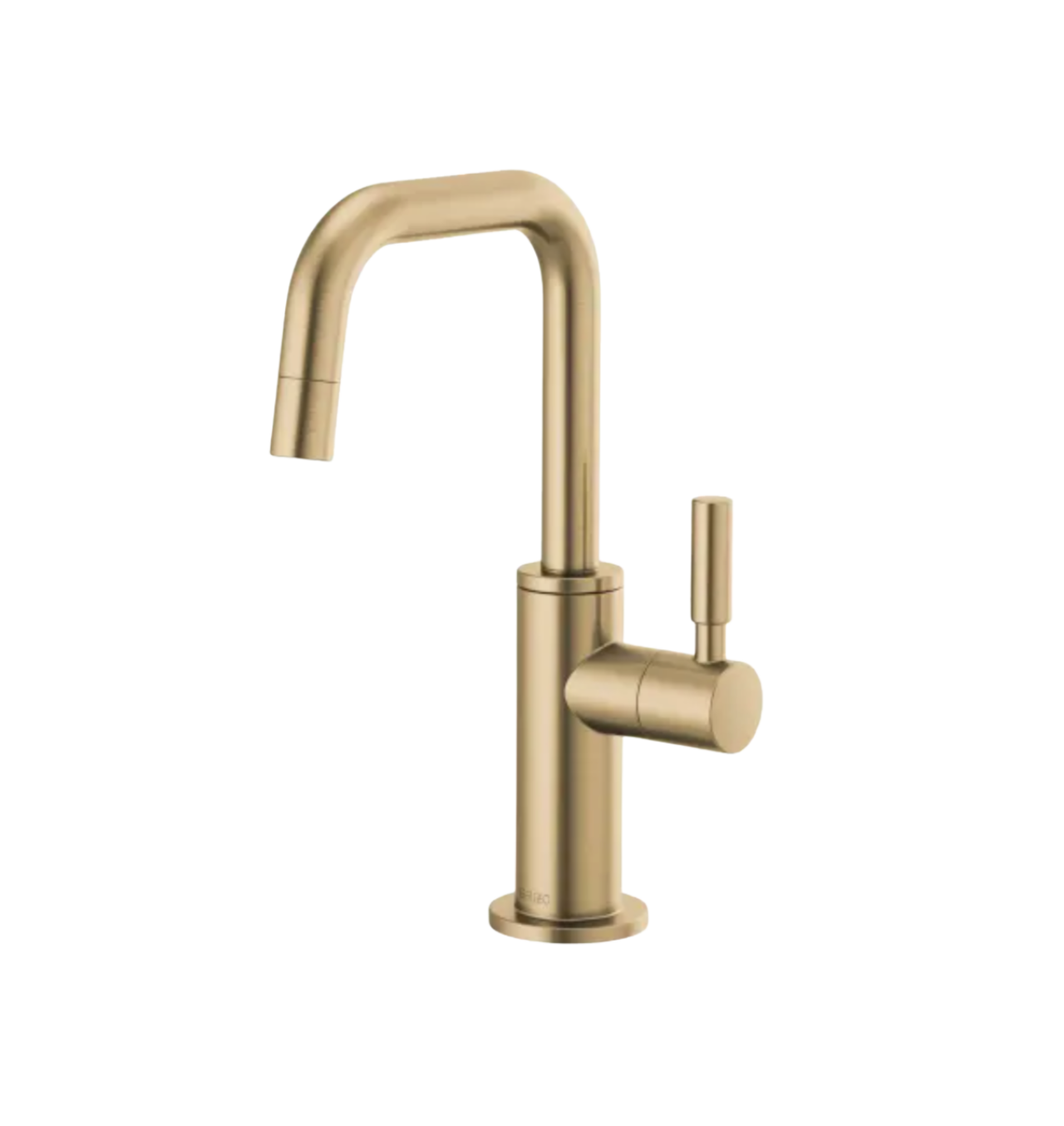 Brizo Odin 1.5 GPM Cold Only Water Dispenser Beverage Faucet wit Square Spout - RO Compatible Model: 61365LF-C-GL