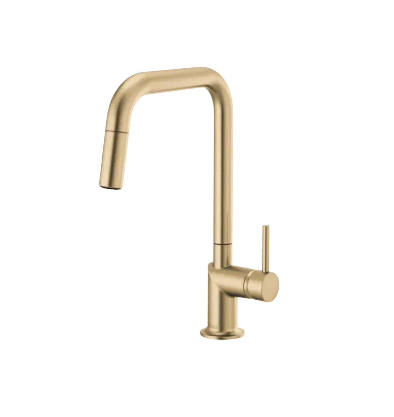 Brizo Odin 1.8 GPM Single Hole Pull Down Kitchen Faucet with Square Spout - Less Handle