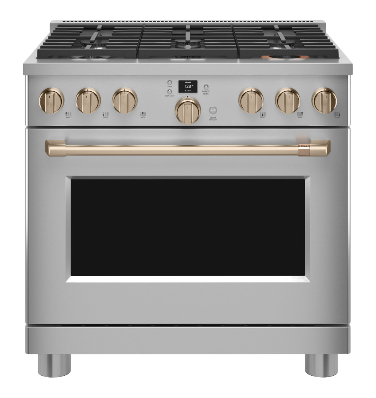 CAFÉ™ 36" Smart Dual-Fuel Commercial-Style Range with 6 Burners (Natural Gas)