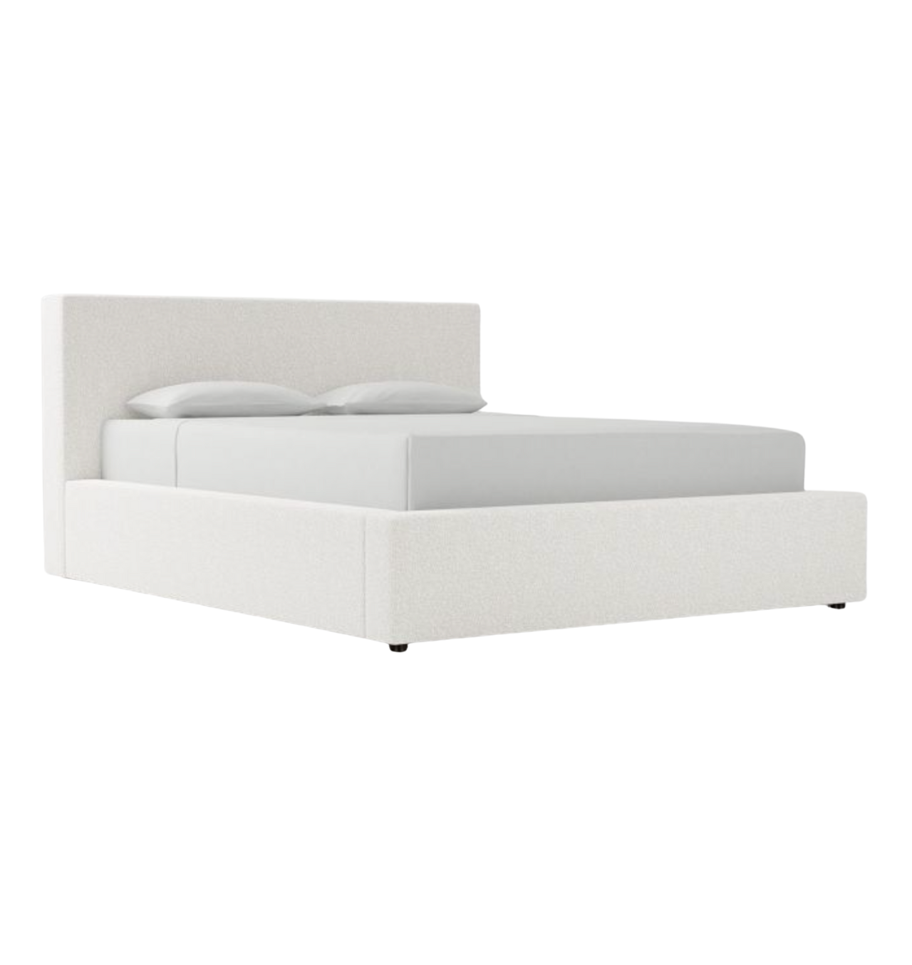 West Elm Harmony Upholstered Bed Styled in The Magnolia Ridge by Grace Custom Homes 